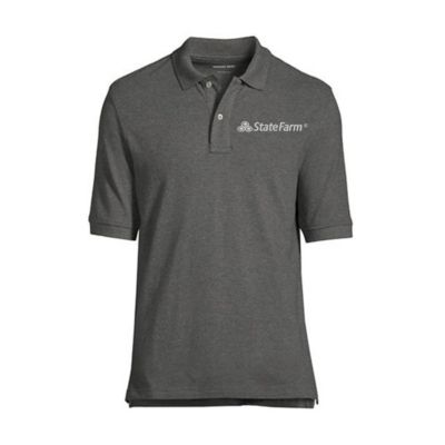LE - Banded Short Sleeve Cotton Mesh Polo Shirt