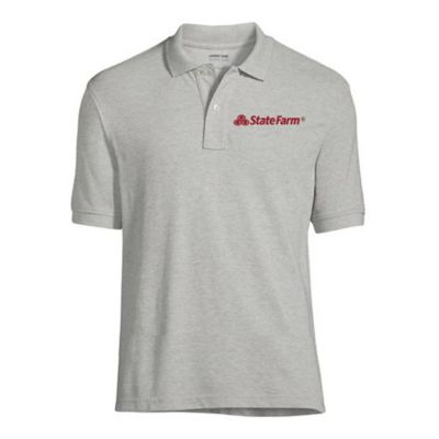 LE - Tall Banded Short Sleeve Cotton Mesh Polo Shirt