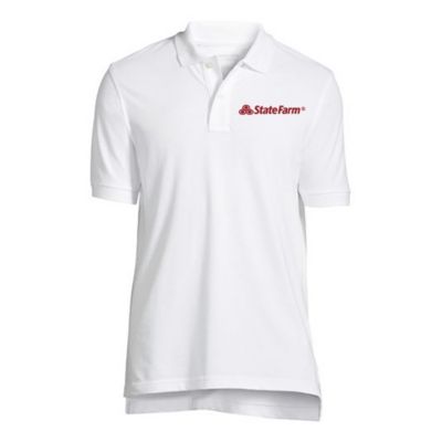 LE - Big Banded Short Sleeve Cotton Mesh Polo Shirt