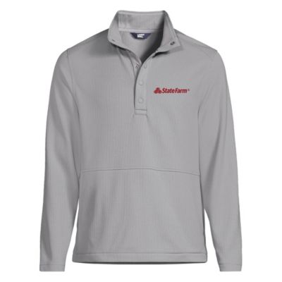 LE - Unisex Grid Tech Snapneck Pullover Shirt