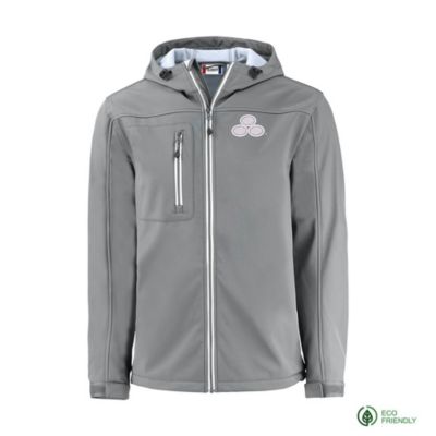 Clique Telemark Eco Stretch Hooded Softshell Full Zip Jacket