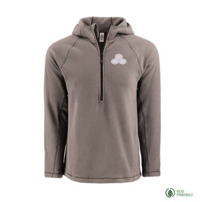 Clique Powder Fleece Half Zip Hooded Pullover
