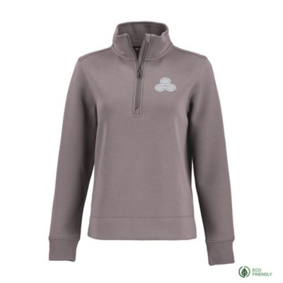 Cutter & Buck Ladies Roam Eco Recycled Quarter Zip Pullover