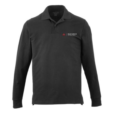 Palo Long Sleeve Cotton Pique Polo Shirt - Select Service Auto Repair