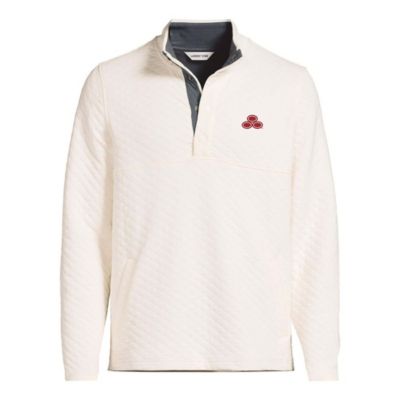 LE - Unisex Quilted Snapneck Pullover