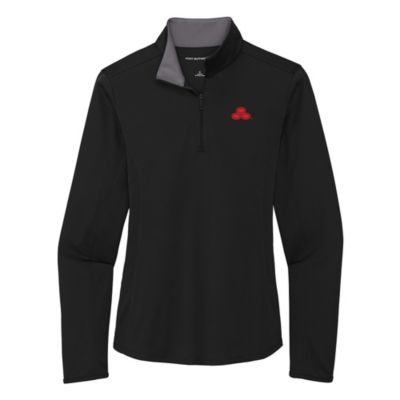 Port Authority Ladies Silk Touch Performance Quarter-Zip - Limited Availability (1PC)