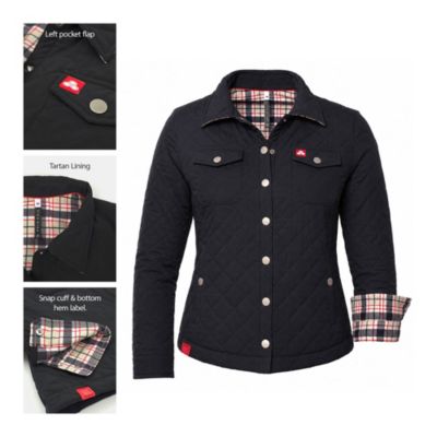 Ladies Lightweight Quilted Shacket (1PC)
