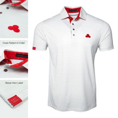 Grey Micro-Striped Performance Polo Shirt (1PC)