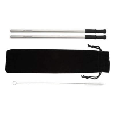 Reusable Stainless Steel Straw Set with Brush - Bartlett