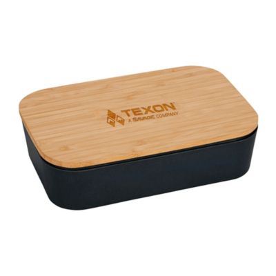 Bamboo Fiber Lunch Box with Cutting Board Lid - Texon