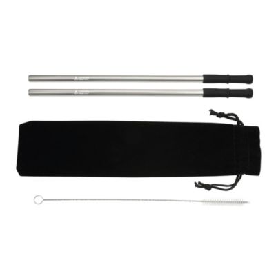 Reusable Stainless Steel Straw Set with Brush - Texon