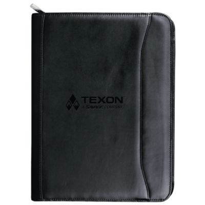 Millennium Leather Zippered Padfolio - Texon