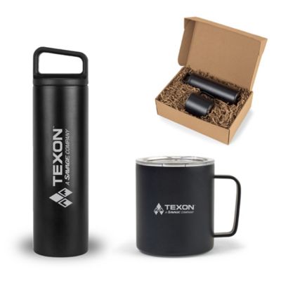 MiiR Wide Mouth Bottle and Camp Cup Gift Set - Texon