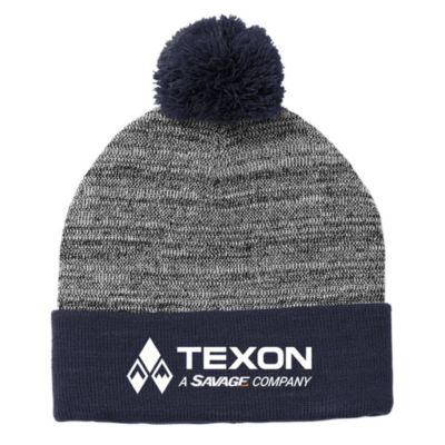 Sport-Tek Heather Pom Pom Beanie - Texon