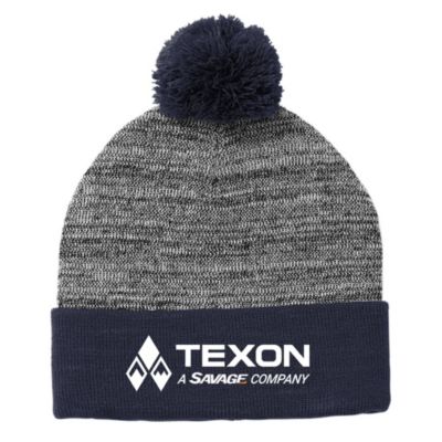 Sport-Tek Heather Pom Pom Beanie - Texon