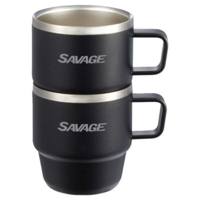 Doppio Stackable Recycled Mug Set -  6 oz.