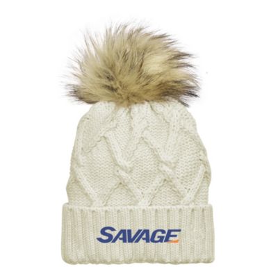 New Era Faux Fur Pom Beanie