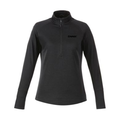 Ladies Crane Knit Half-Zip Pullover - Savage