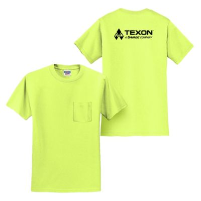 Jerzees Dri-Power Pocket Safety Color T-Shirt - Texon