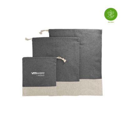 Split Recycled Travel Pouch Set - 3 pc.