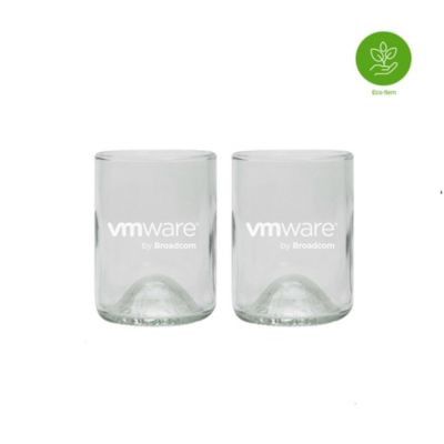 Refresh Glass Clear Repurposed Glasses - 12 oz. - Pack of 2