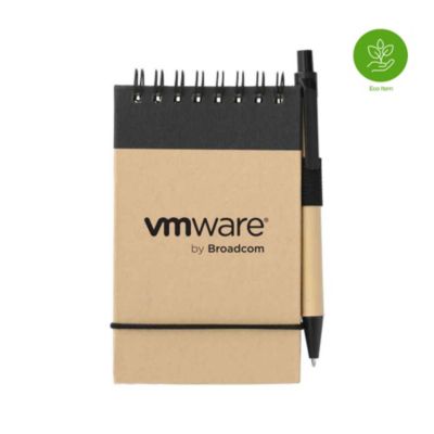 Recycled Spiral Jotter with Pen - 5 in. x 4 in.