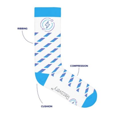 Cotton Athletic Crew Socks - 6.1 - Live Recovery