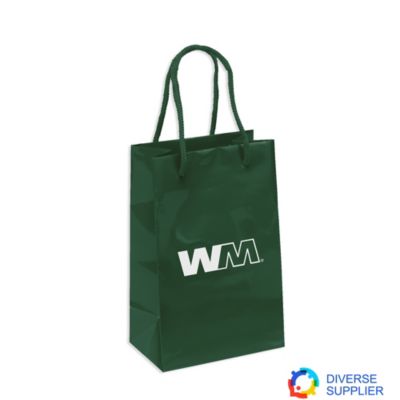 Gem Paper Gloss Eurotote Bag - 4.25 x 3.25 x 8.25