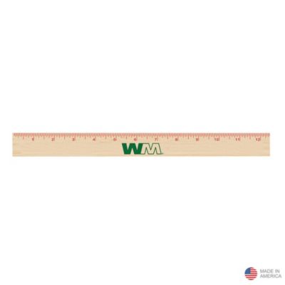 12 in. Natural Finish Ruler