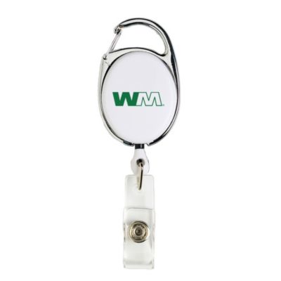 Retractable Badge Reel with Carabiner