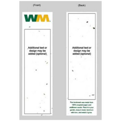 Grow-A-Note Seed Paper Bookmark - 2 in. x 7 in.