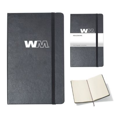 Moleskine Hard Cover Ruled Notebook - 5 in. x 8.25 in.