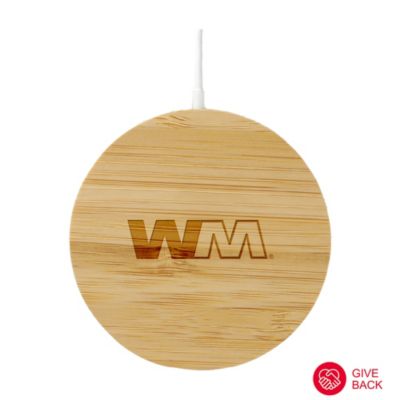 Bamboo MagClick Fast Wireless Charging Pad