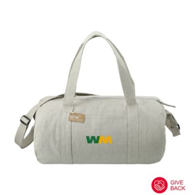 Repose Recycled Cotton Barrel Duffel - 10 in.