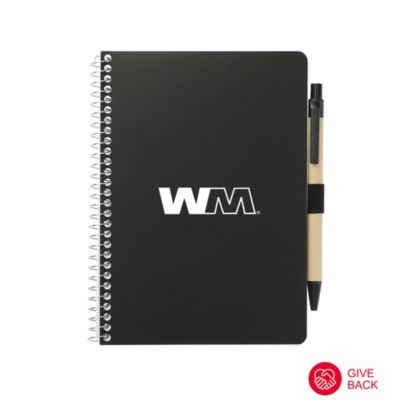 FSC Mix Spiral Notebook with Pen - 5 in. x 7 in.