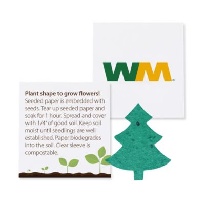 Tree Shape Seeded Paper Packet