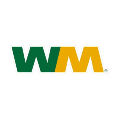 WM Die Cut Vinyl Sticker - 3.27 in. x 1 in.