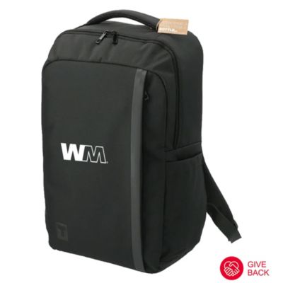 Tranzip Recycled Computer Backpack - 17 in.