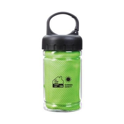Carabiner Bottle with Cooling Towel - Summer Safety