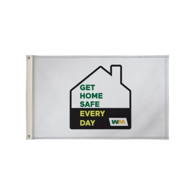 Double-Sided Flag - 2 ft. x 3 ft. - Get Home Safe