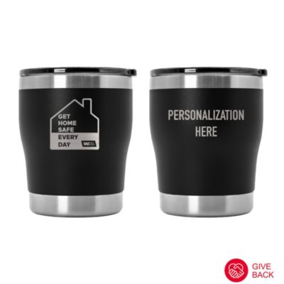 Rocks Tumbler - 10 oz. - Get Home Safe - Personalized