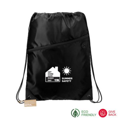Robin RPET Drawstring Bag - Summer Safety