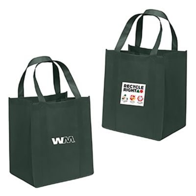 Big Thunder Reusable Grocery Tote Bag - 13 in. x 10 in. x 15 in. - Recycle Right