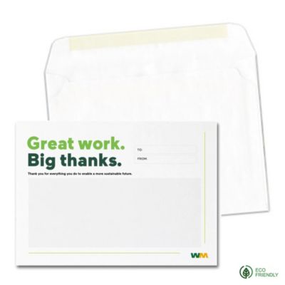 Employee Recognition Notecard with Envelope - 5 in. x 7 in.