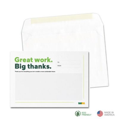 Employee Recognition Notecard with Envelope - 5 in. x 7 in.