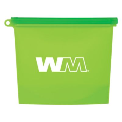 Reusable Food Bag with Plastic Slider
