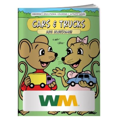 Cars and Trucks Awesome! Coloring Book