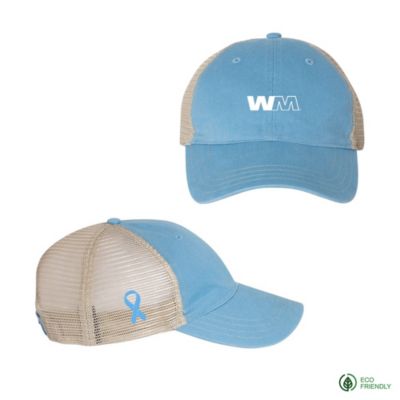 Richardson Garment-Washed Trucker Hat - Prostate Cancer Awareness