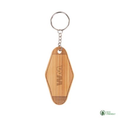 Bamboo Motel Style Keychain