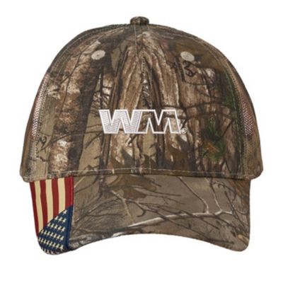 Kati Camo Woven USA Flag Mesh Hat